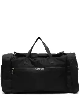 Дорожная сумка с логотипом OFF-WHITE, черный