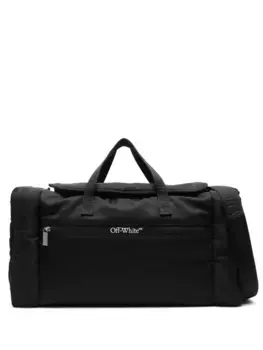 Дорожная сумка с логотипом OFF-WHITE, черный