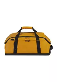 Дорожная сумка, спортивный рюкзак, двусторонняя молния, лямки Samsonite, желтый
