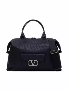 Дорожная сумка Toile Iconographe Large Valentino Garavani, тёмно-синий