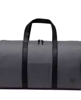 Дорожная сумка унисекс объемом 46 л из серой экологической ткани на молнии Herschel, темно-серый