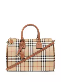 Дорожная сумка в клетку BURBERRY, нейтральный