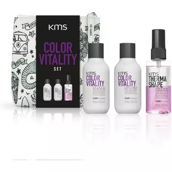 Дорожный набор Color Vitality с шампунем и кондиционером 75 мл KMS