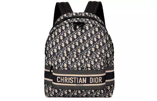 Дорожный рюкзак Blue Oblique Jacquard DIOR