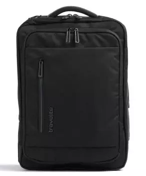 Дорожный рюкзак Crosslite 5.0 15 дюймов из переработанного полиэстера Travelite, черный