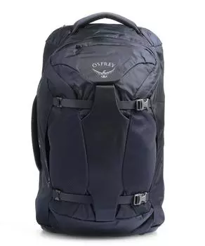Дорожный рюкзак Fairview 55 Вт из переработанного полиэстера Osprey, синий