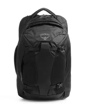 Дорожный рюкзак Fairview 55 Вт из переработанного полиэстера Osprey, черный