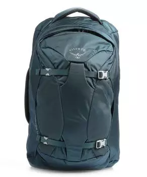 Дорожный рюкзак Fairview 55 Вт из переработанного полиэстера Osprey, синий