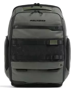 Дорожный рюкзак FX 15 дюймов, полиэстер Piquadro, зеленый