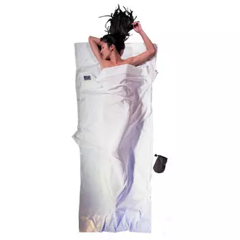 Дорожный спальный мешок из простыни из египетского хлопка Cocoon, белый