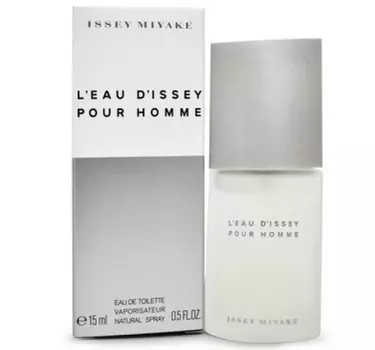 Дорожный спрей ISSEY MIYAKE L'Eau D'Issey Pour Homme EDT, 15 мл