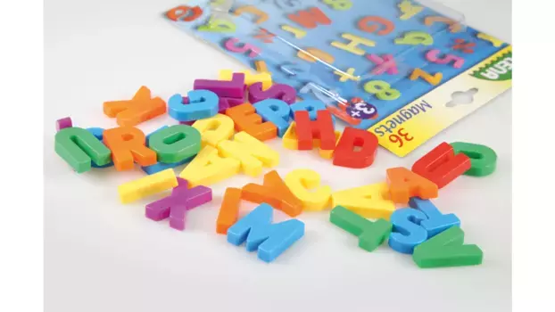 Дошкольное учреждение магнитные заглавные буквы Lena