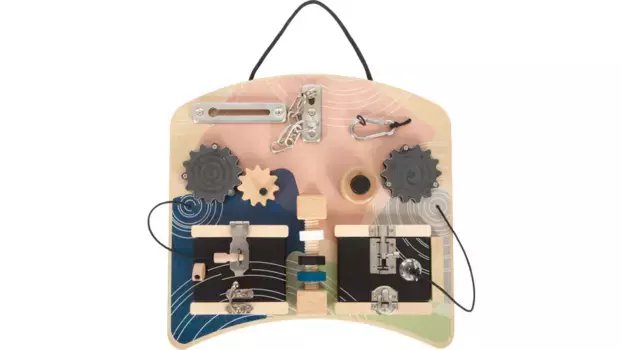 Доска для развития мелкой моторики, замки и вращение Small Foot