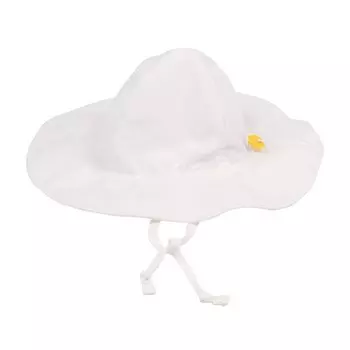 Доставлена шапочка для плавания с полями Baby Brim Leveret, белый