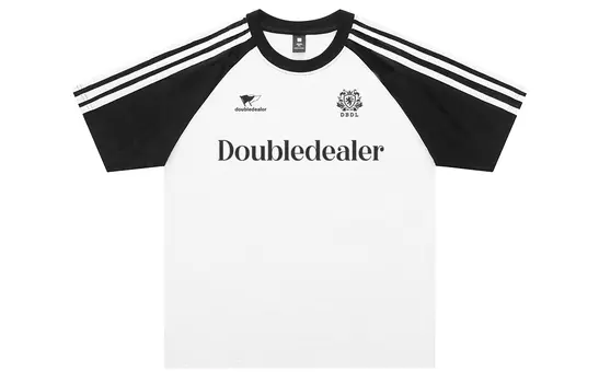 Double dealer Футболка унисекс с двойным дилером, Черная вставка серого цвета