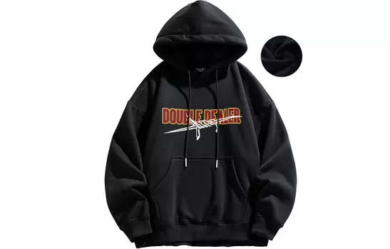 Double dealer Толстовка унисекс с двойным дилером, Белый