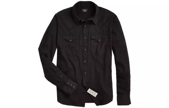 Double RL Рубашка женская черные