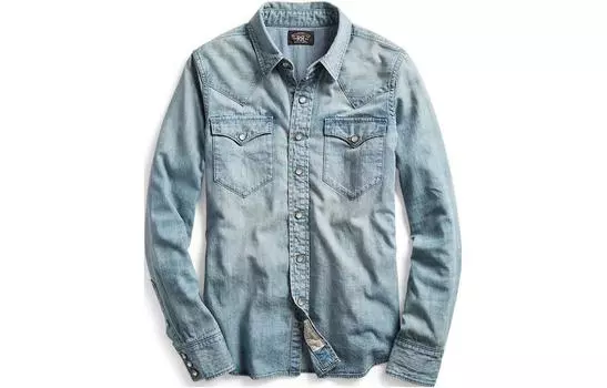 Double RL Рубашка женская, синий