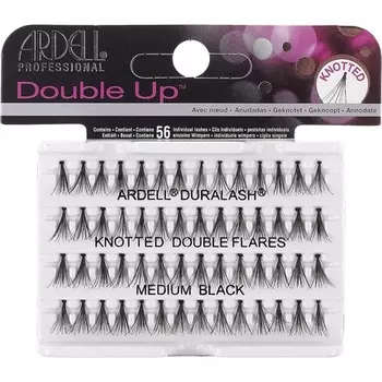Double Up Индивидуальные без узлов, средний черный, 25 г, Ardell