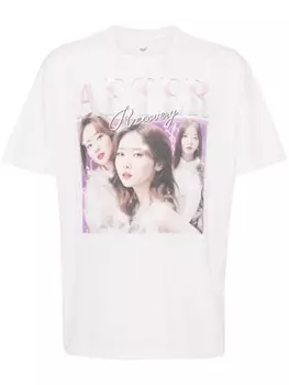 Doublet футболка с графичным принтом, белый