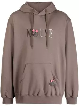 Doublet худи с вышивкой, серый