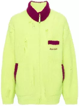 Doublet кардиган с эффектом потертости, зеленый