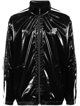 Doublet лакированная спортивная куртка, черный