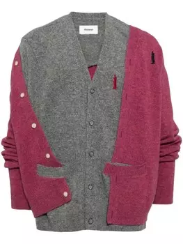 Doublet нераздетый вязаный кардиган, розовый