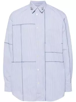 Doublet рубашка в полоску, синий