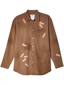 Doublet вышитая рубашка, коричневый