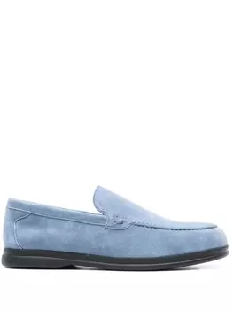 Doucal's лоферы с закругленным носком, синий
