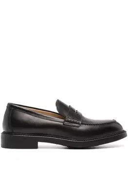 Doucal's пенни-лоферы, черный