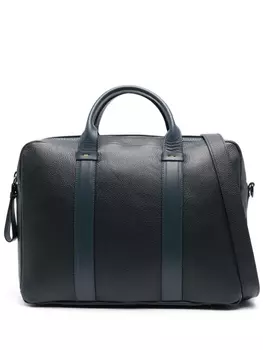 Doucal's портфель из зернистой кожи, синий