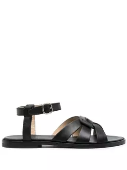 Doucal's сандалии с пряжкой, черный