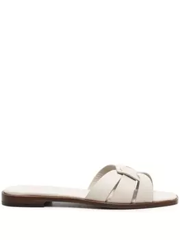 Doucal's шлепанцы с вырезами, нейтральный цвет