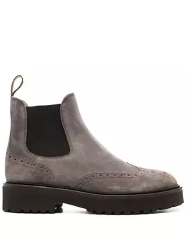 Doucal's замшевые ботинки, коричневый