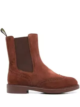 Doucal's замшевые ботинки, коричневый