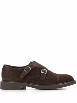 Doucal's замшевые монки, коричневый