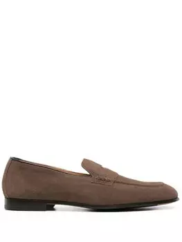 Doucal's замшевые пенни-лоферы, коричневый