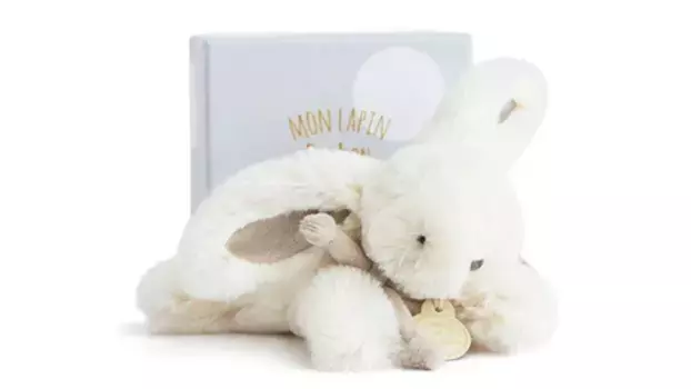 DOUDOU Конфетный кролик, темно-серый 16см