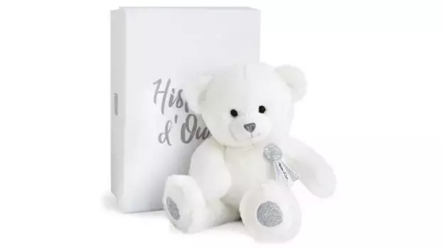 Doudou Талисман-мишка, белый 24см