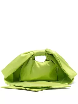 Douuod Kids сумка-тоут с бантом, зеленый