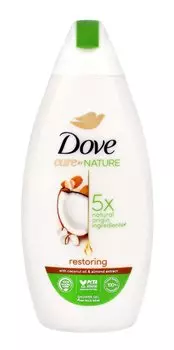 Dove Care, Натуральный гель для душа, Восстанавливающий, 400 мл