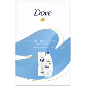 Dove Deeply Nourishing набор: гель для душа, 250 мл + лосьон для тела, 250 мл