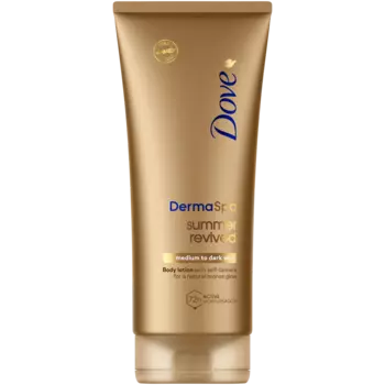 Dove Derma Spa Лосьон-автозагар для тела для средней и смуглой кожи, 200 мл