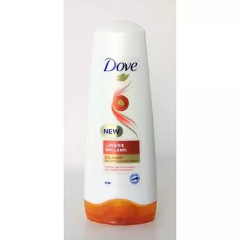 Dove Новый кондиционер для длинных и блестящих волос 180мл, Unilever