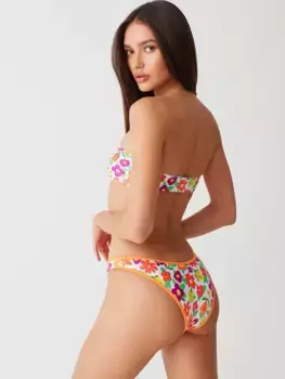 Dove Satin Bottom купальник Frankies Bikinis, цвет French Flowers