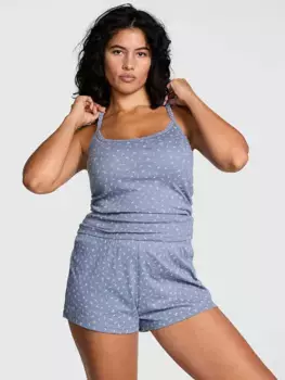 Довольно идеальная майка Pink, цвет Dusty Iris Ditsy Floral