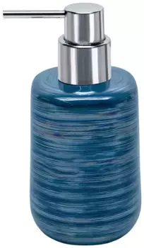 Дозатор для мыла Kleine Wolke "Argentic", (1 шт.) 7х16,3х7 см, синий