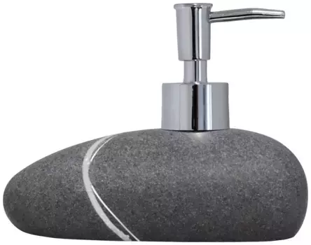 Дозатор для мыла Ridder "Little Rock", 200 мл 10,5х13,7х9,3 см, серый